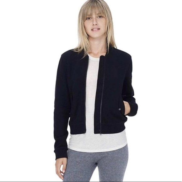 James Perse Jackets & Blazers - Standard James Perse black bomber jacket, 2